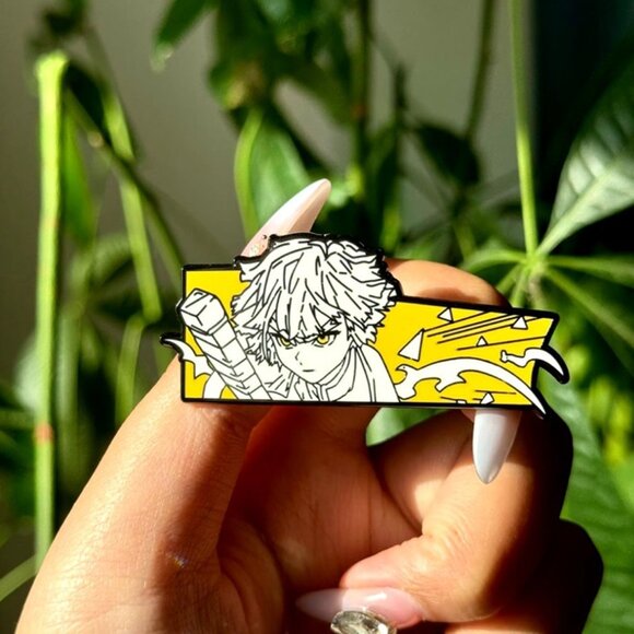 Demon Slayer Enamel Pin Set – Bold Manga Style Collectibles for Fans! - Picture 3 of 11